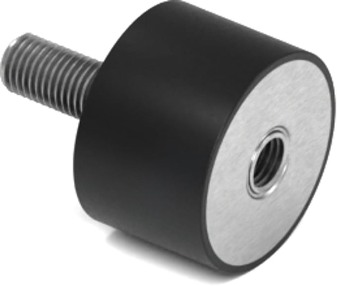 Rubbermagazijn - Trillingsdemper - Type B - 15x10mm - M4 - Set 10 stuks