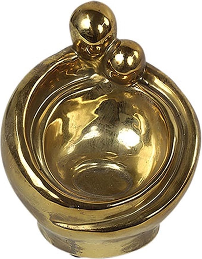 Theelichth Mother&Child M goud