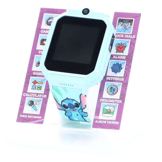 Accutime horloge smartwatch Lilo & Stitch met 26 games voor kinderen.