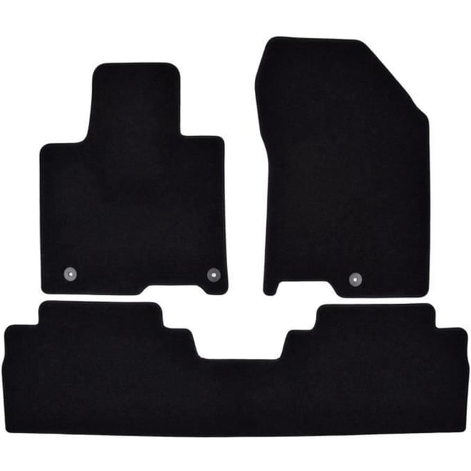 Tapis de sol - Hyundai - Santa Fe - 2018-2020 - 4 pièces - Velours imperméable - Antidérapant