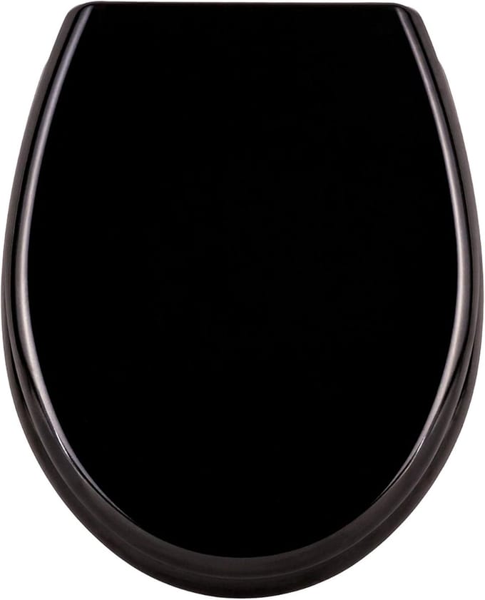 Toiletbril - Toiletdeksel - Stille Sluiting - Universele Pasvorm - 45x38cm - Zwart