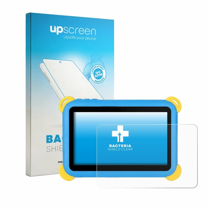 upscreen - Screenprotector voor Laptok Kt1008 7" - Folie Beschermfolie transparant antibacterieel