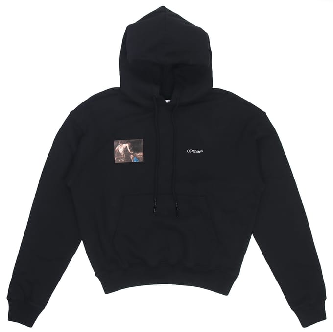 OFF WHITE Caravaggio Engel Over Hoodie OMBB037E20FLE0041010 M gray