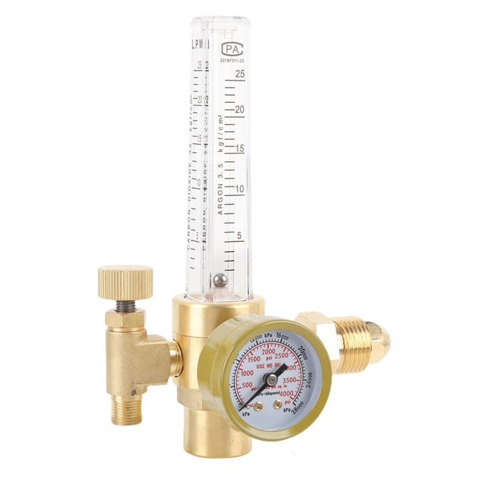 Argon Doorstroommeter Regulator TIG Lassen 4000PSI MIG Lasser Gasregelaar Drukreduceerventiel Tester