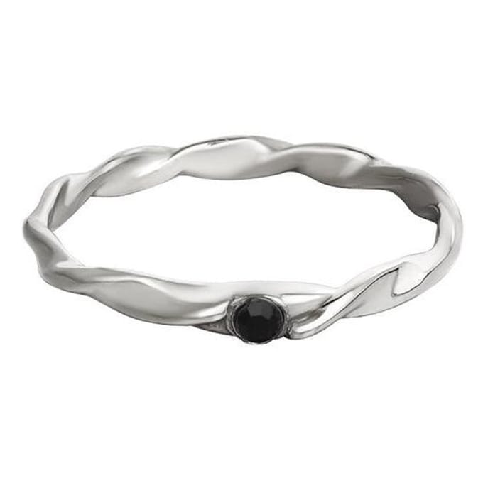 Yehwang ring Gedraaid zilver maat 16