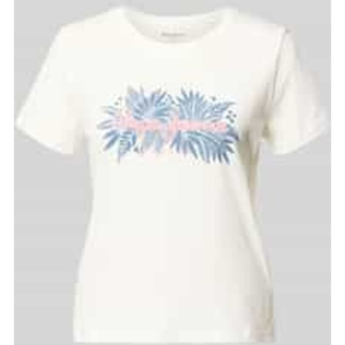 Pepe Jeans Cristina T-shirt Met Korte Mouwen Wit S Vrouw