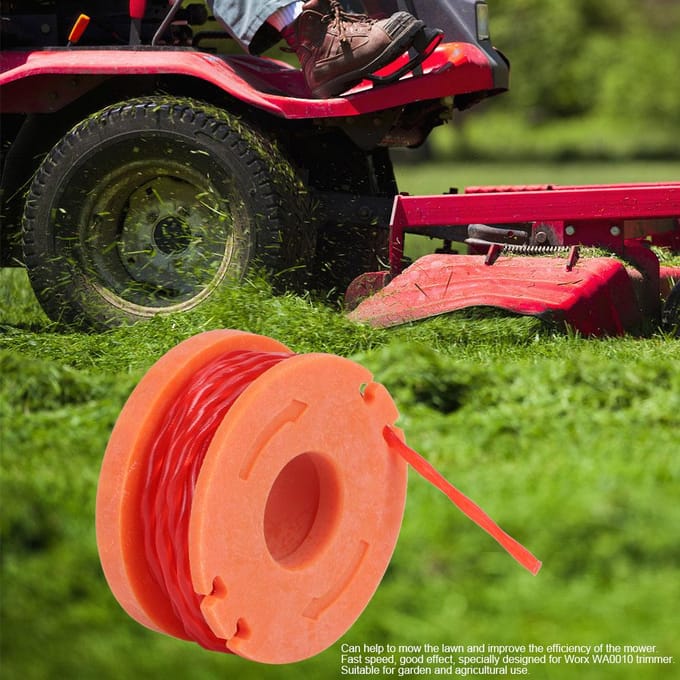 6 stuks Trimmer Grasmaaier Spoel Draadlijn Accessoire Geschikt voor Worx WA0010 Strimmer