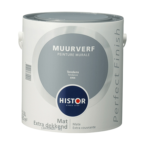 Histor Perfect Finish Muurverf Mat - Tendens - 2,5 liter