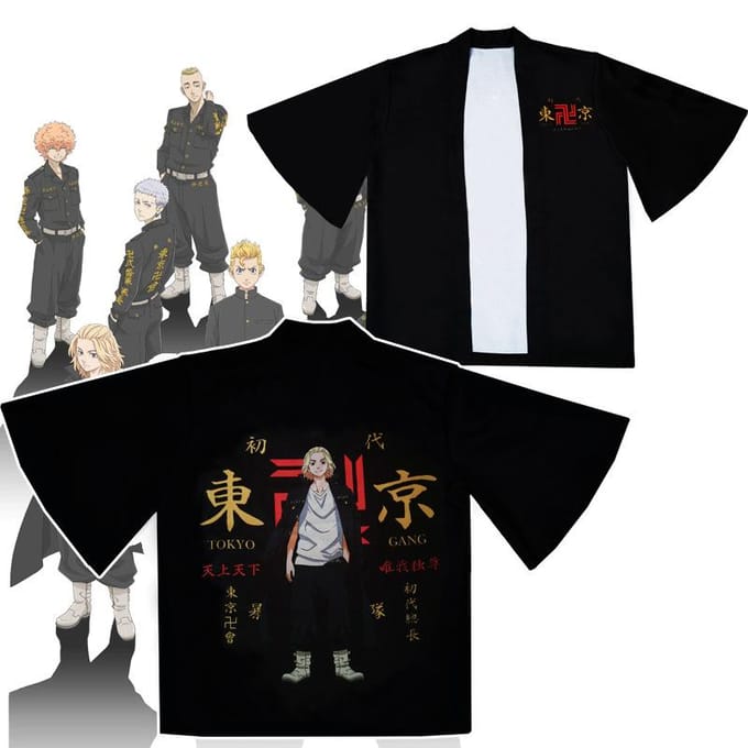 Anime Tokyo Cosplay Rollenspel Pak Meerdere Stijlen XL gray