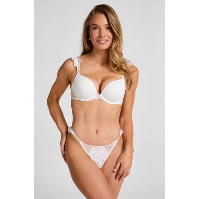 Hunkemöller String Posie Wit