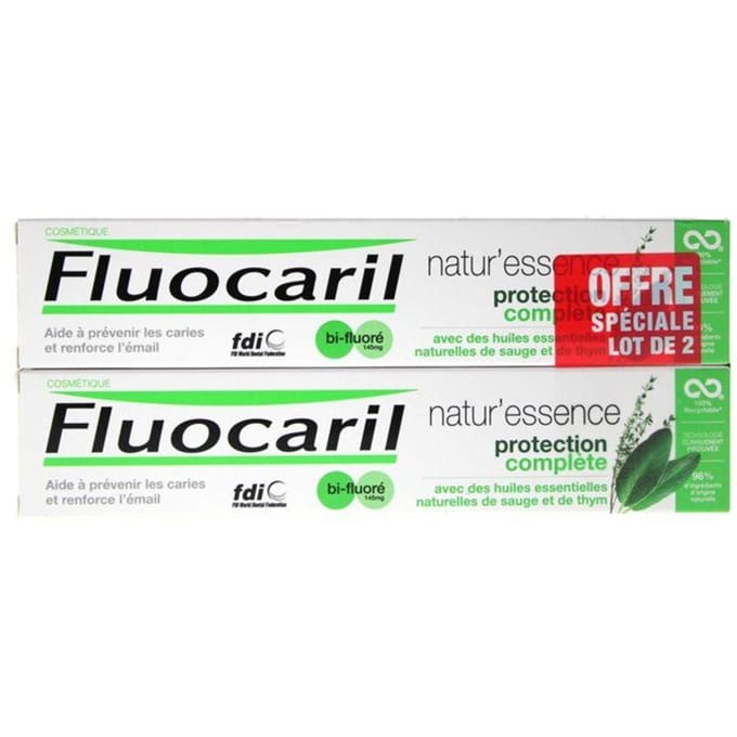 Fluocaril Nature'Essence Protection Complète 2 x 75 ml