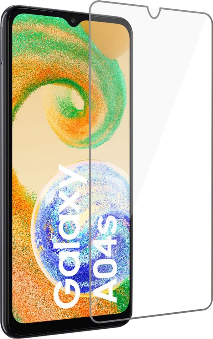Screenprotector geschikt voor Samsung A04s – Screenprotector geschikt voor Samsung A04s Screen Protector Tempered Glass