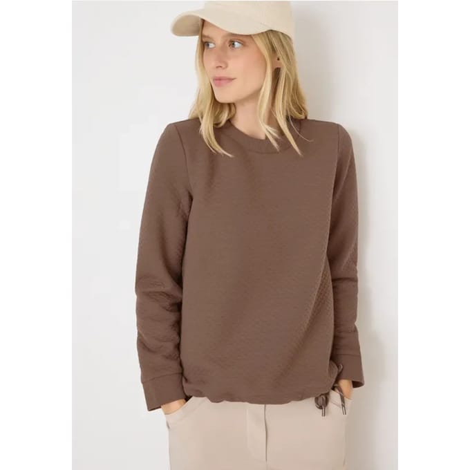 Sweater met textuur
