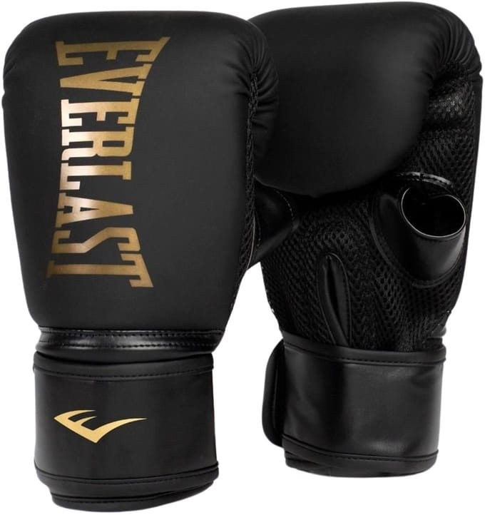 Everlast Cardio Elite Bag Gloves, Black/gold S/M