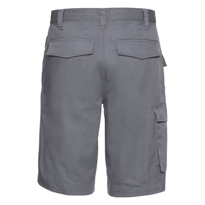 Russell Werkkleding Twill Shorts (Konvooi Grijs)