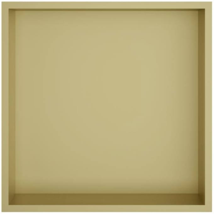 Hotbath &More Inbouwnis - 30 x 30 x 10 cm - Geborsteld Messing PVD