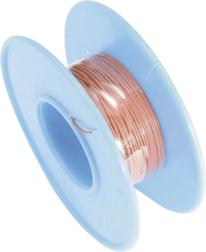 TRU COMPONENTS 1564480 Wire-wrap-draad Wire Wrap 1 x 0.08 mm² Rood 15 m