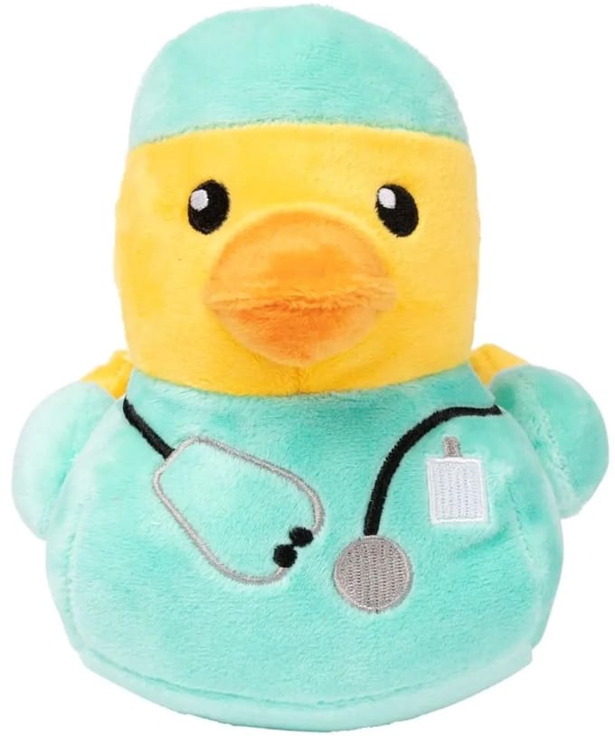 FuzzYard Duck Ducktor Hondenspeeltje