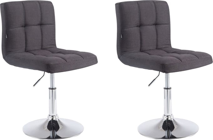 CLP Palma V2 Set van Lounger - Stof zwart
