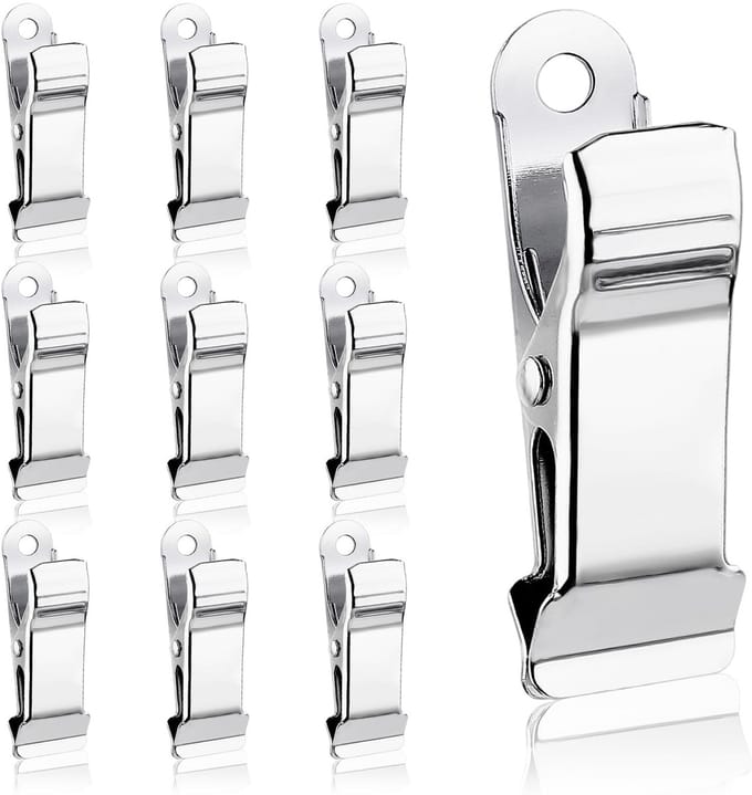 Allecto - Mini Klemmen - Metaal Krokodil Clips - 10 Stuks - Voor