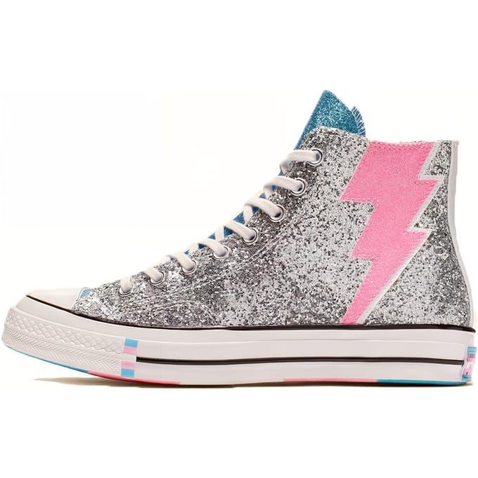Chuck 70 Converse Hi 'Pride Shimmering Silver' 165723C 36.5 pink