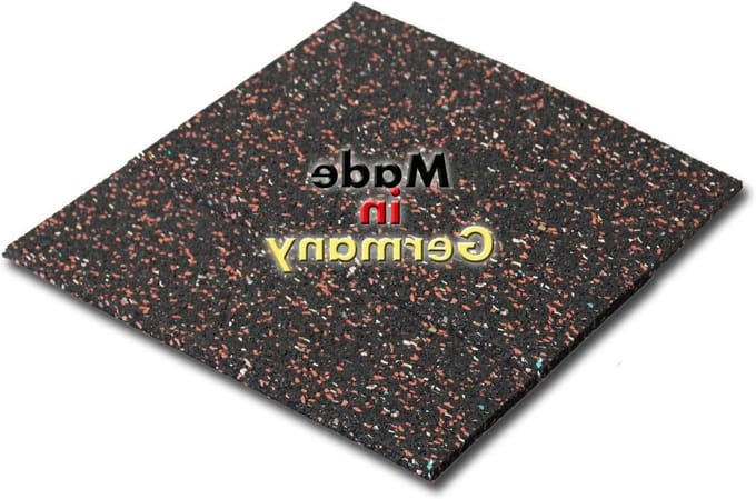 High-quality anti-vibration mat 100 x 100 cm Made in Germany for washing machines and other electrical appliances