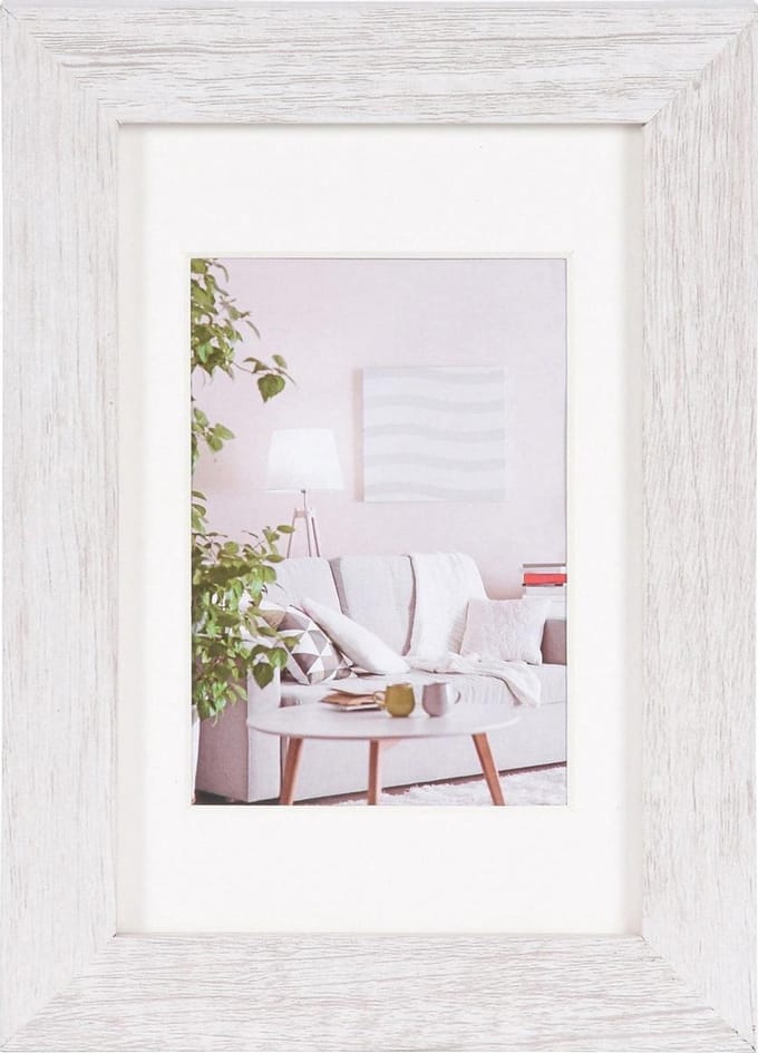 Fotolijst - Henzo - Modern - Fotomaat 10x15 cm - Wit