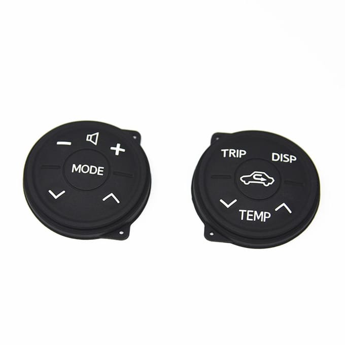 Stuurbediening rubberen knopkussen voor Toyota Prius XW30 MK3 09-18 black