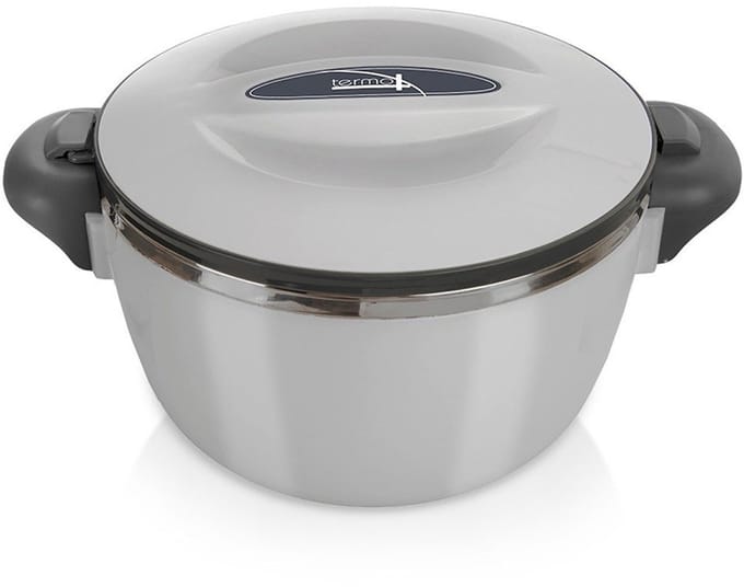 Orion Termo Serie - Thermosfles voor Eten - 900 ml - Staal - Grijs