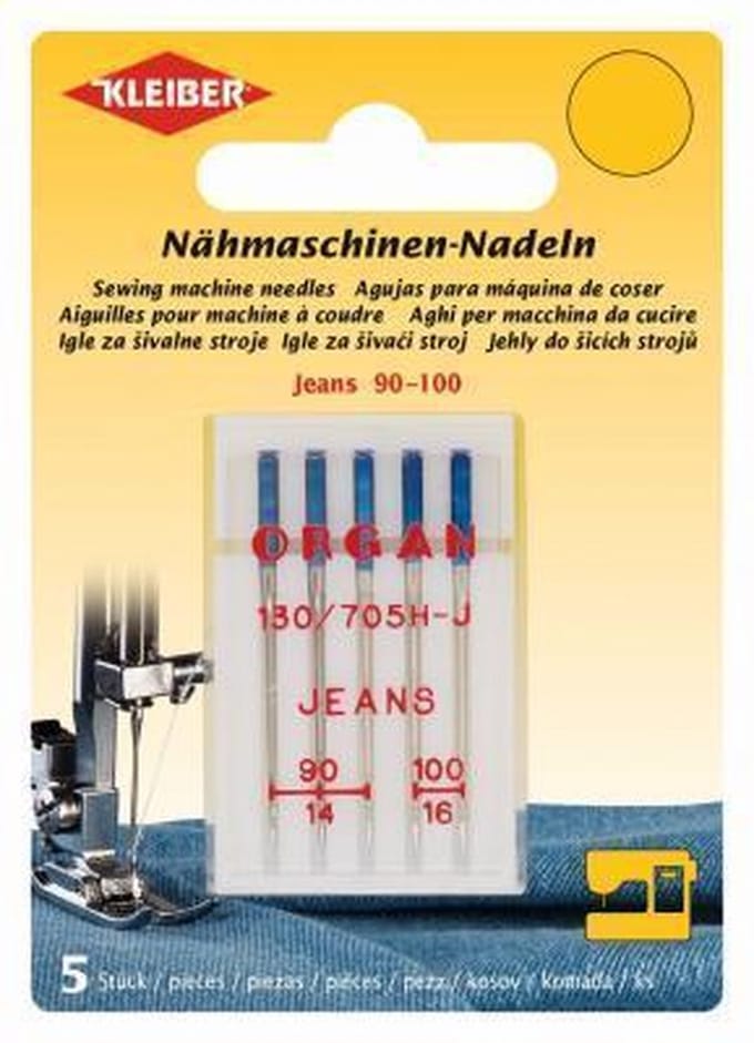 69994 ORGAN Naaimachinenaalden Jeans 90-100 5st
