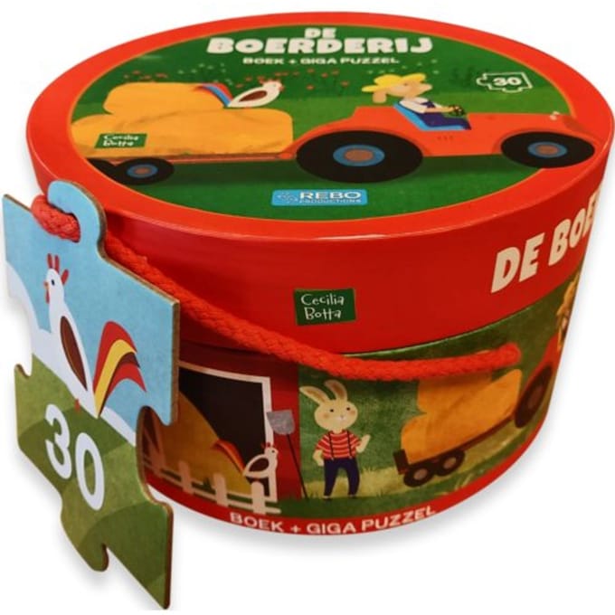 De Boerderij - Boek + Giga Puzzel - Boek + Giga Puzzel
