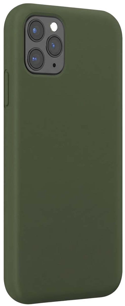 Bigben Connected, Hoesje geschikt voor iPhone 11 Pro - Siliconen Soft Touch Hardcase, Groen