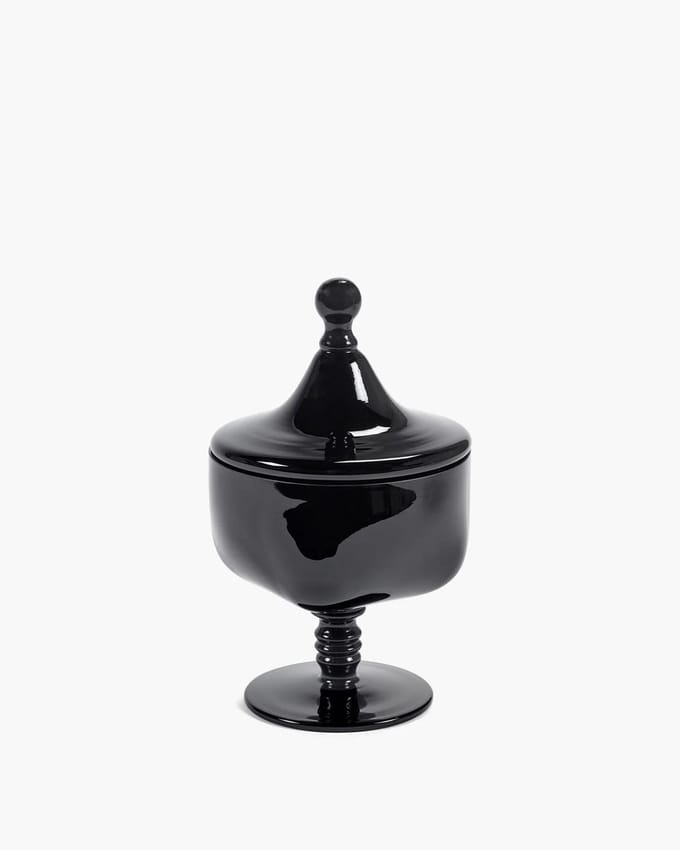 Serax Kris Van Assche Candle Geurkaars Zwart Rosamar D12.2cm H20.45cm