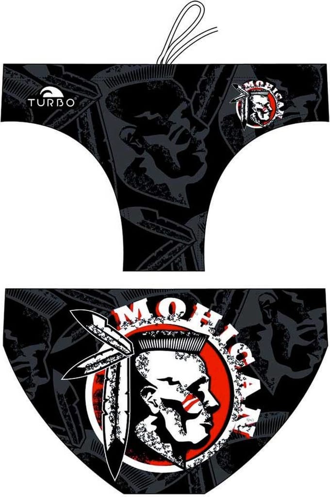 Turbo Mohicano Zwemslip Zwart S Man