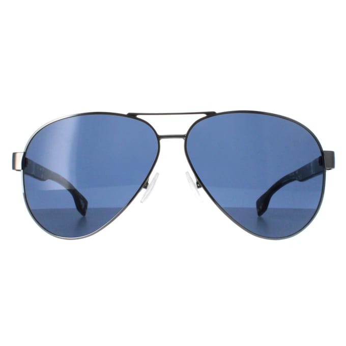 Hugo Boss BOSS 1560/O/S 6LB ruthenium blauw zonnebril
