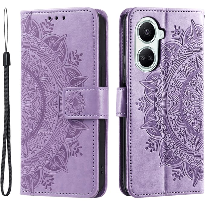 CaseBody POCO X7 Pro 5G Mandala Wallet Paars