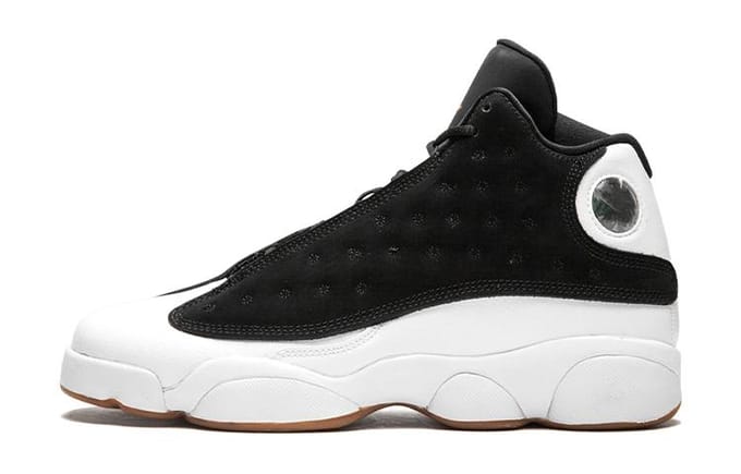 Jordan 13 Retro Zwart Wit Gum GS 439358-021 36