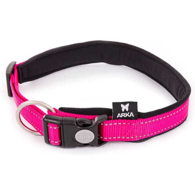Verstelbare nylon hondhalsband Arka Haok M