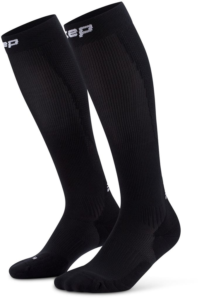CEP Compressiekousen Core Run 5.0 - zwart - Geslacht: Man, Kuitomtrek (centimeter): 32 - 38 cm