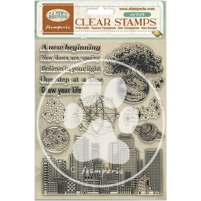 Clear Stamps "A New Beginning"