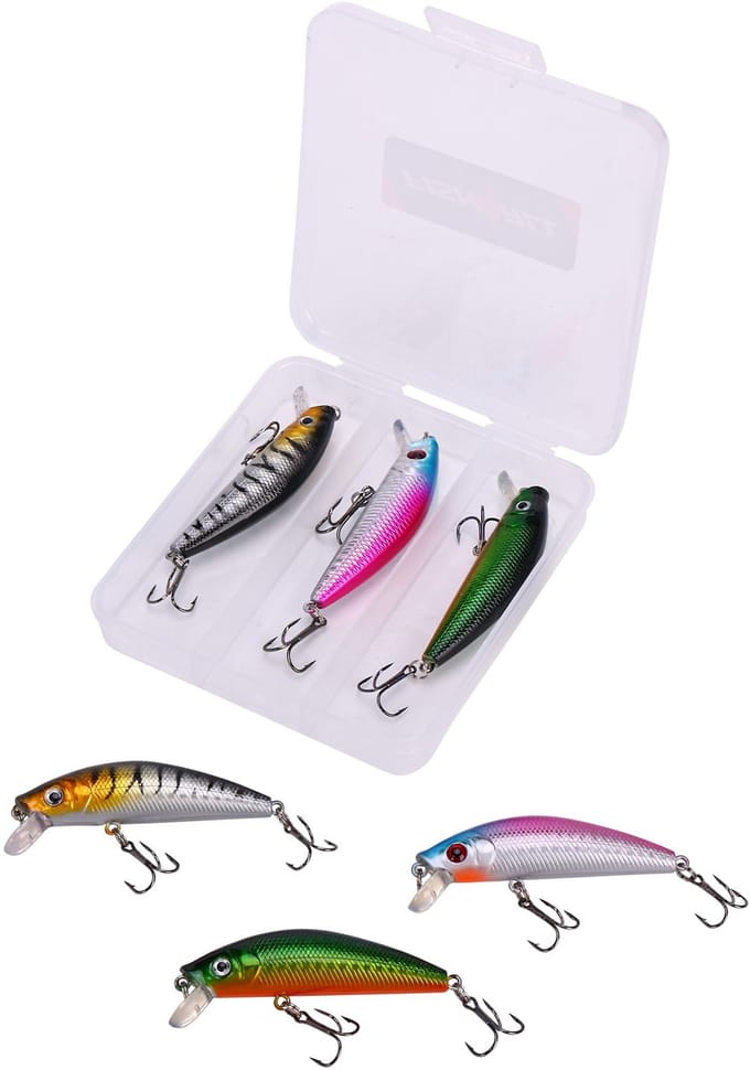 Fish4All Hardlure Kit Prey 1 Floating Pluggen Set 7cm 8.1g (3 Stuks) - Plug