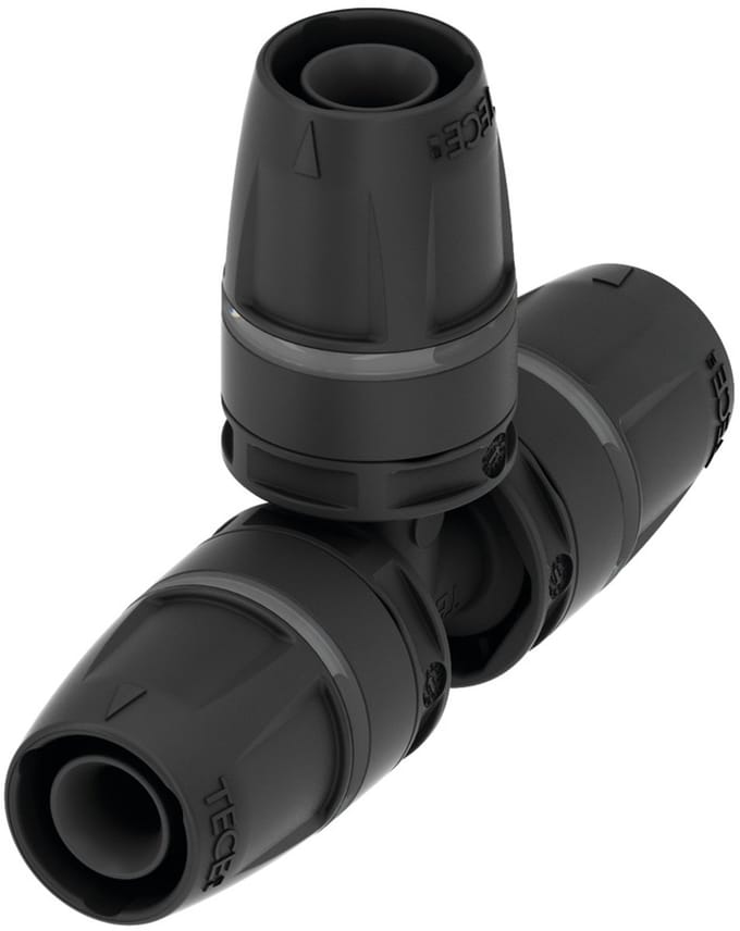 TECE TECElogo-Push T-stuk, PPSU, afmeting 32 x 32 x 32, 8710932