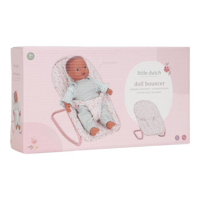 Little Dutch Babypop Wipstoeltje - Soft Flowers