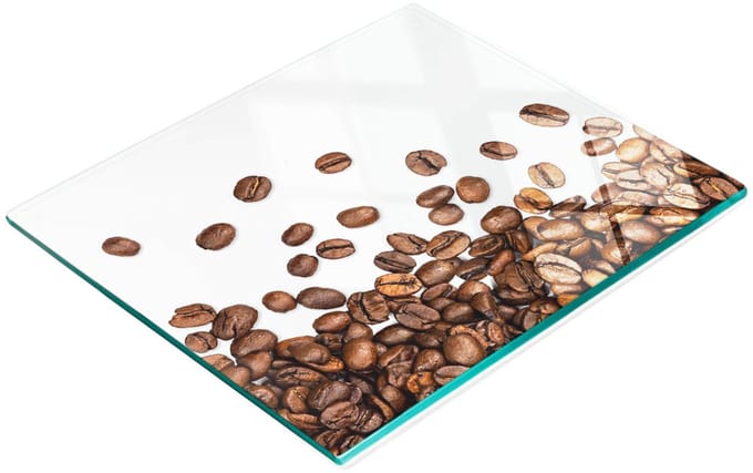 Gehard multifunctioneel decoratief bord van glas voor koffiebonen, 60x52 cm