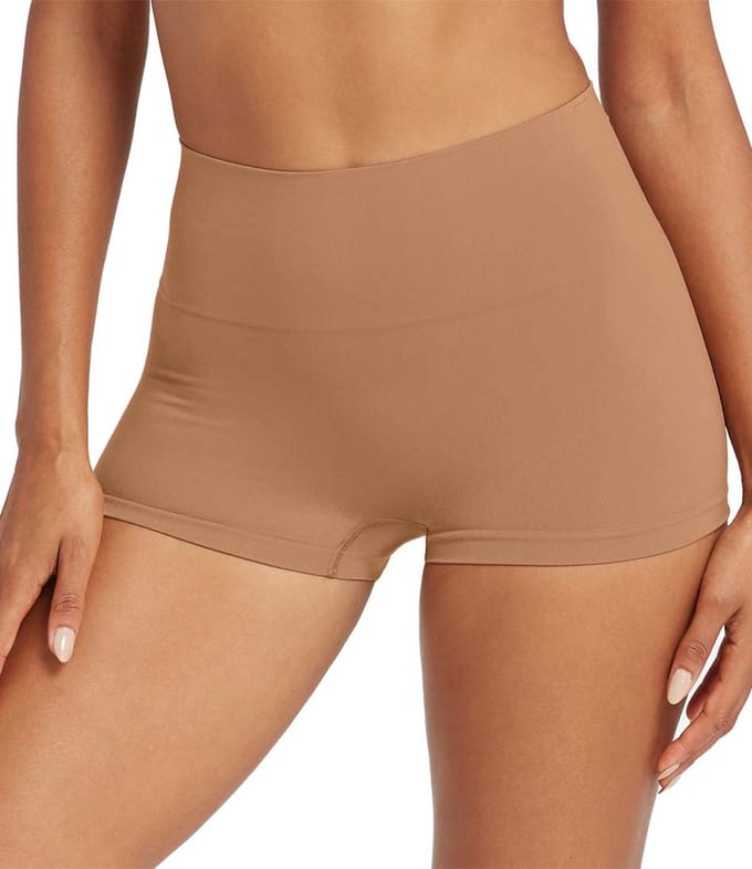 SPANXshape™ ExtraOrdinary Boyshort - Kleur Dark Nude (Cafe au Lait) - Maat L
