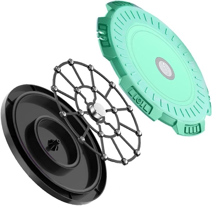 Twist Board - Buikspier Trainer - Lichaamsvorming - Gerichte Magneetwerking - 28 cm - Groen