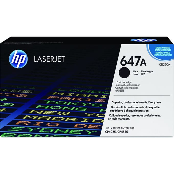 Tonercartridge hp ce260a 647a zwart