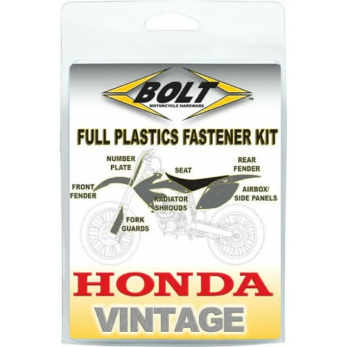 Kit voor motorplastic schroeven Bolt Honda CR125R