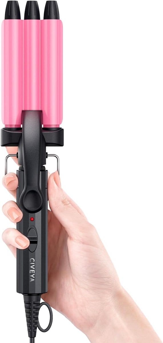 Mini Haar Krimper 3-Trommel voor Kleine S-Golfjes en Strakke Krullen