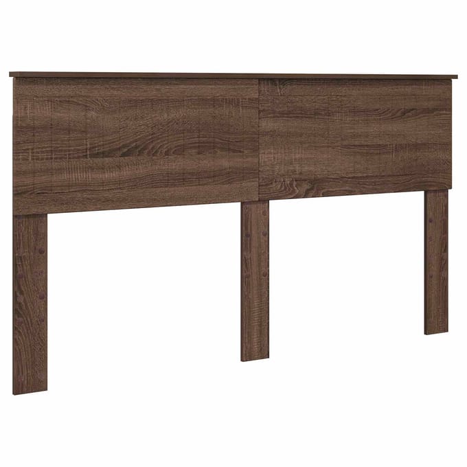 vidaXL Hoofdbord Bruin Eiken Bewerkt hout